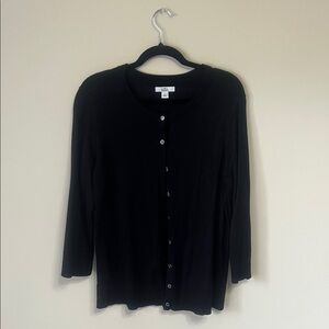 Croft & Barrow Black Cardigan Sweater